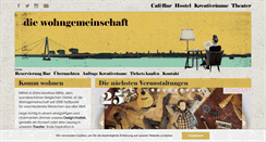 Desktop Screenshot of die-wohngemeinschaft.net