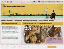 Tablet Screenshot of die-wohngemeinschaft.net